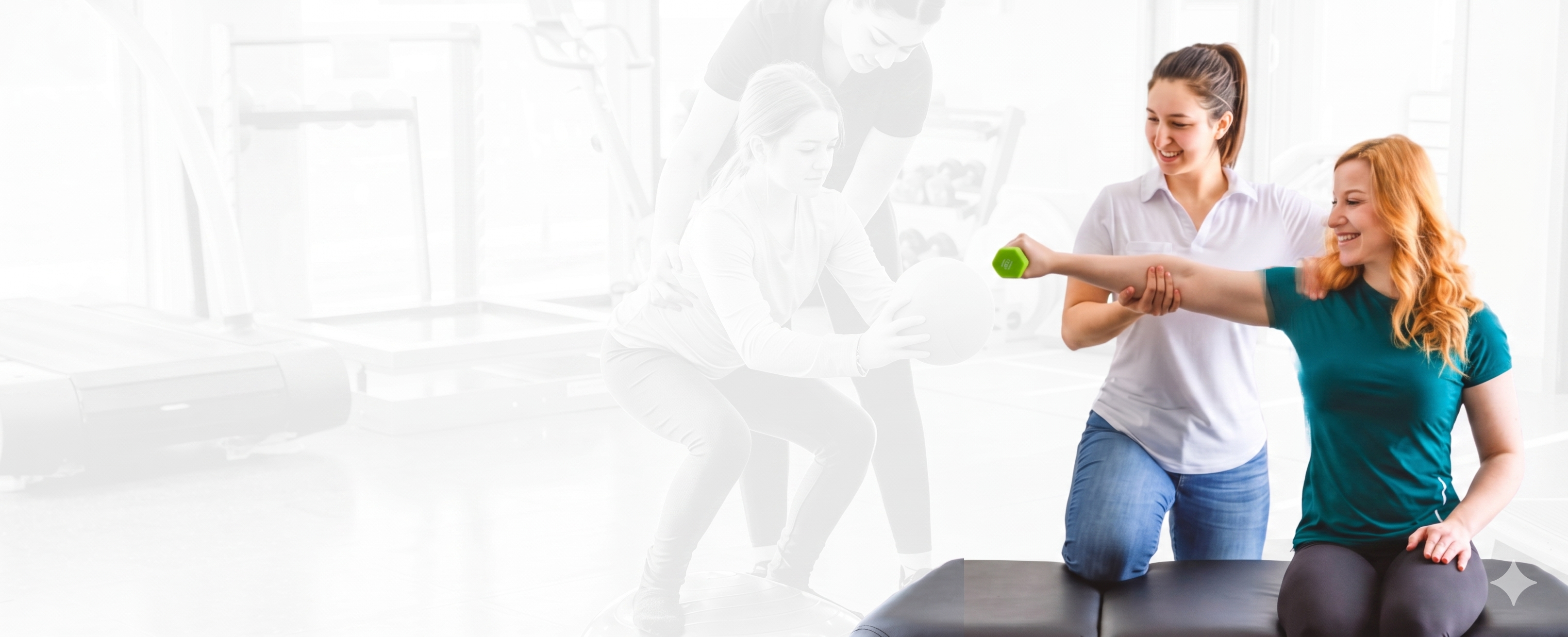 PhysioGlides clinic treatment and healing room background